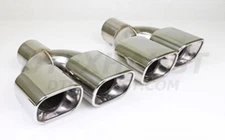 DT-25218LR LEFT &DUAL RECTANGLE ROLL ANGLE STAINLESS TIP 2.5" IN 10.25" L