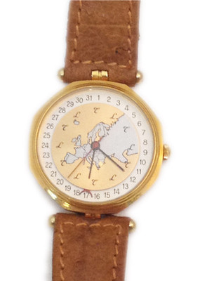 UNISEX LAMBORGHINI GOLD PLATED WATCH WITH DATE NEW FROM VINTAGE STORE