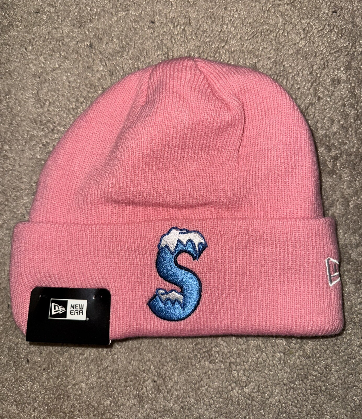 Supreme x New Era S Logo Beanie FW20 Pink White Blue Red BNWT