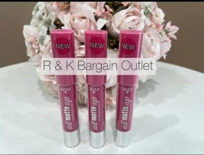Hard Candy All Matte Up Lip Stain Crayon 1081 Psychedelic Pink .081 oz Ea 3pcs 