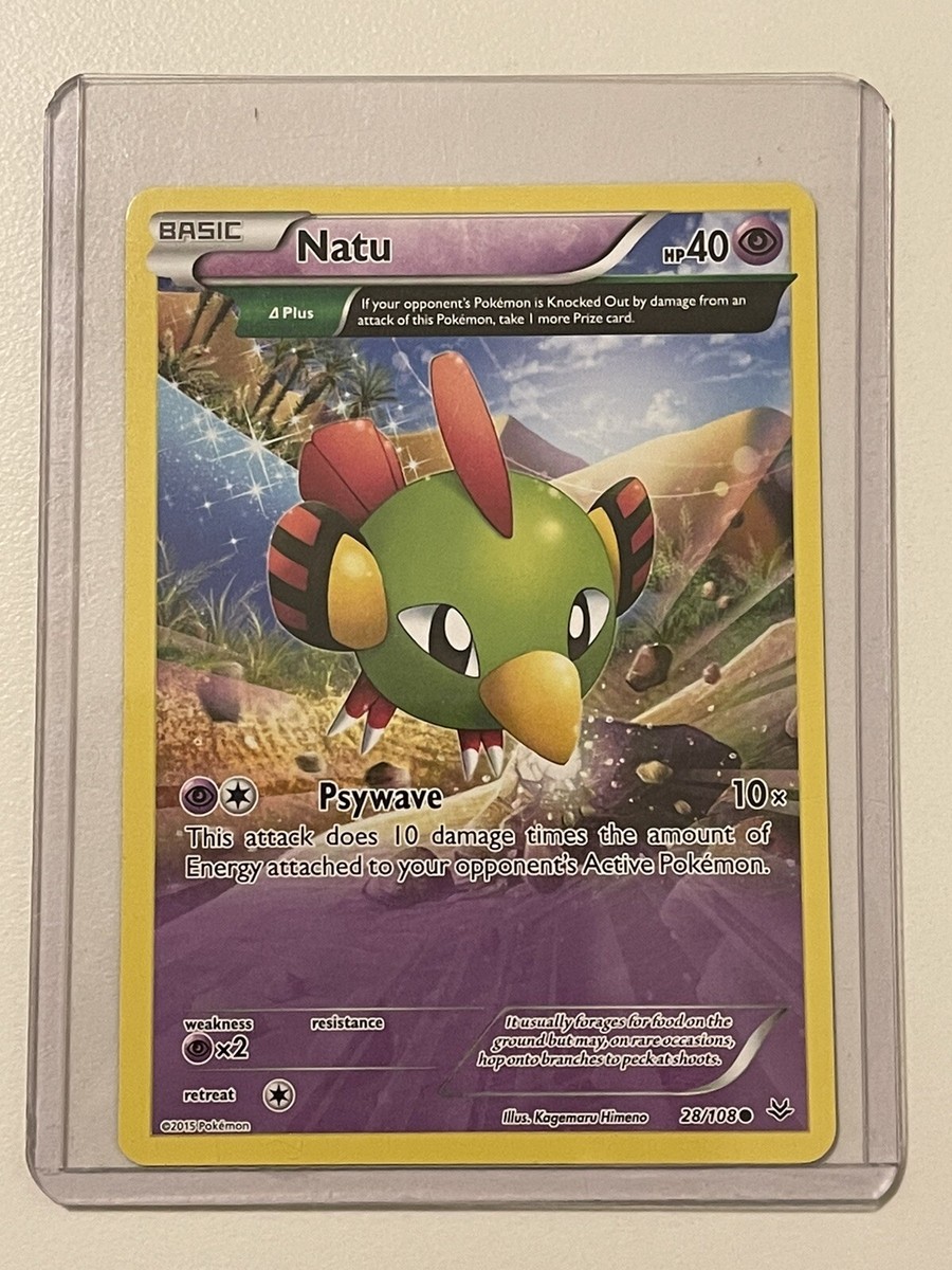 Pokemon TCG - Natu - 28/108 - Common - 2015 - XY Roaring Skies