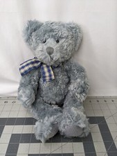 Russ Stormy Gray Bear Plush 13 Inch Stuffed Animal Toy