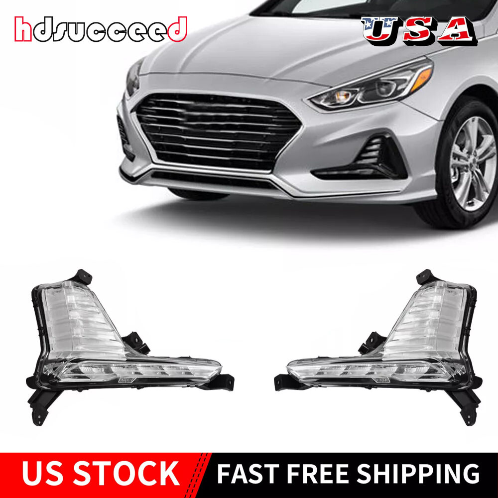 2018-2019 Hyundai Sonata LED DRL Fog Lights 2pc Set