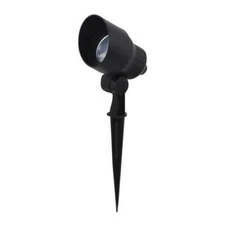 5" Black Aluminum Low Voltage LED Flood Spot Landscape Light Clear Glass Lens 