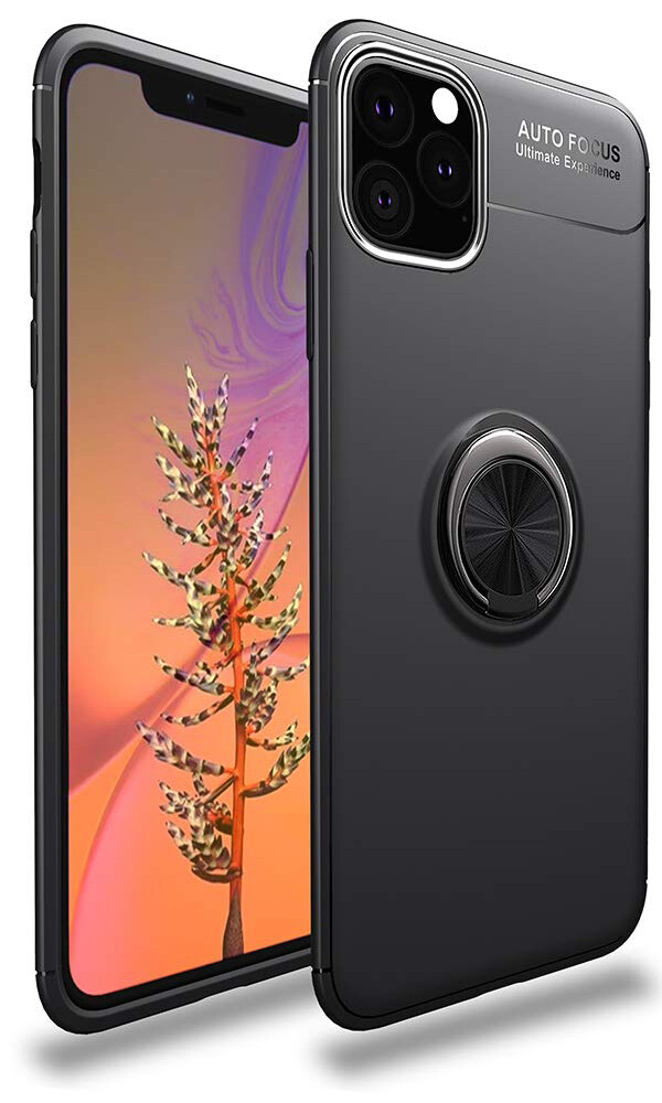 Custodia SORAKA Per IPhone 6/6S Trasparente Con Anello Girevole 360° E Piastra Metallica Per Supporto Magnetico Auto