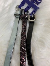 Steve Madden Madden girl 3 In 1 skinny belts size medium /L Nwt