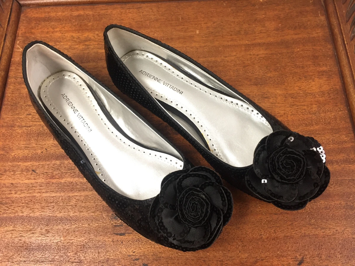 Adrienne vittadini store black flats