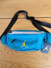 Nike Air Jordan Poolside Fanny Pack Cross Body Waist Bag 9A0287-U5C Blue Black