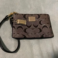 Coach Special Occasion Small Black wristlet