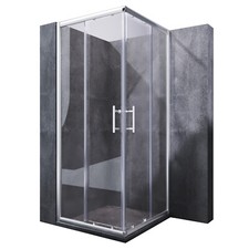 Duschkabine Schiebetür Duschabtrennung Eckeinstieg Dusche 70 76 80 90 100 120cm