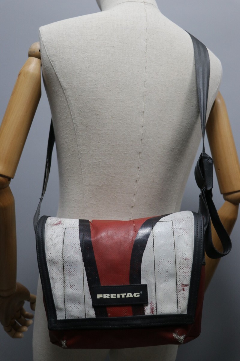 FREITAG F11 LASSIE Red/White Cycling/Casual CLASSIC Used MESSENGER
