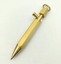 Brass Copper Metal Mini Bolt Action Gel Pen Tactical Rollerball Pens Collectible