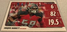 2020 Panini Score Football Shaquil Barrett Tampa Bay Buccaneers Next Level Stats