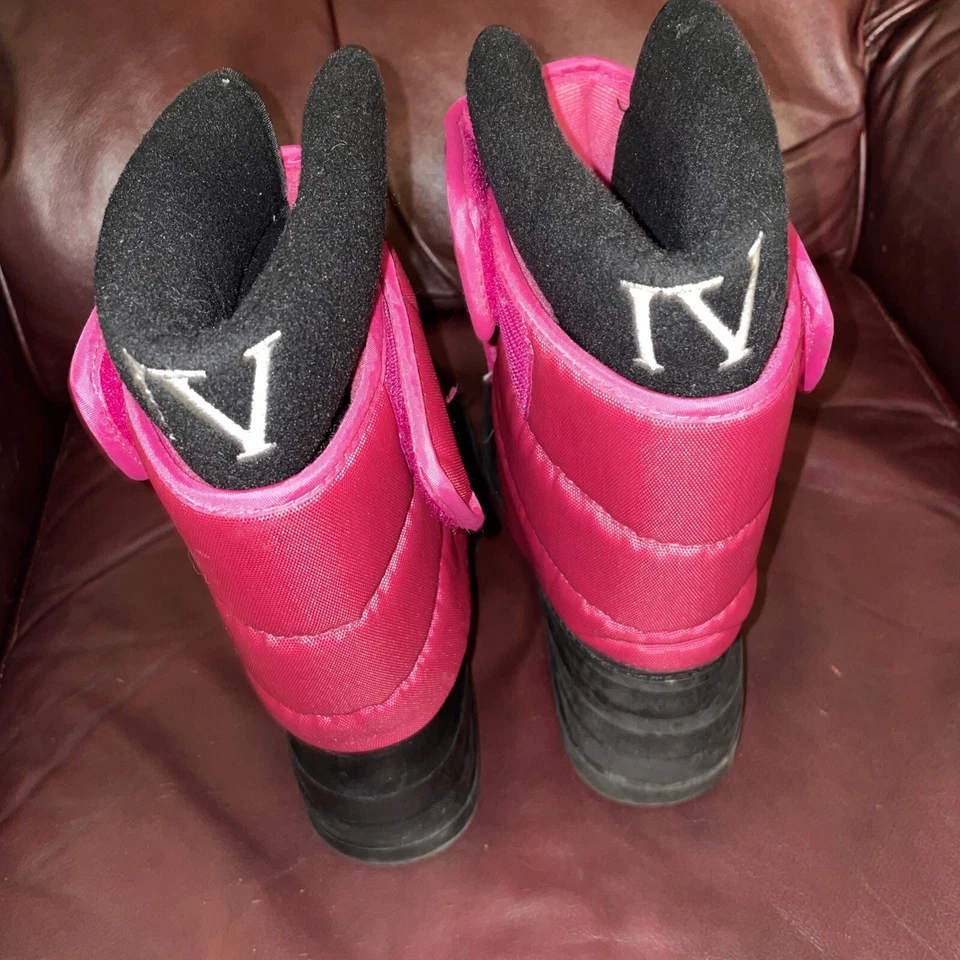 Ralph Lauren Polo Niños Niñas Talla 10.5 Invierno Juegos Botas con Forros Extraíbles Foto 3 de 4