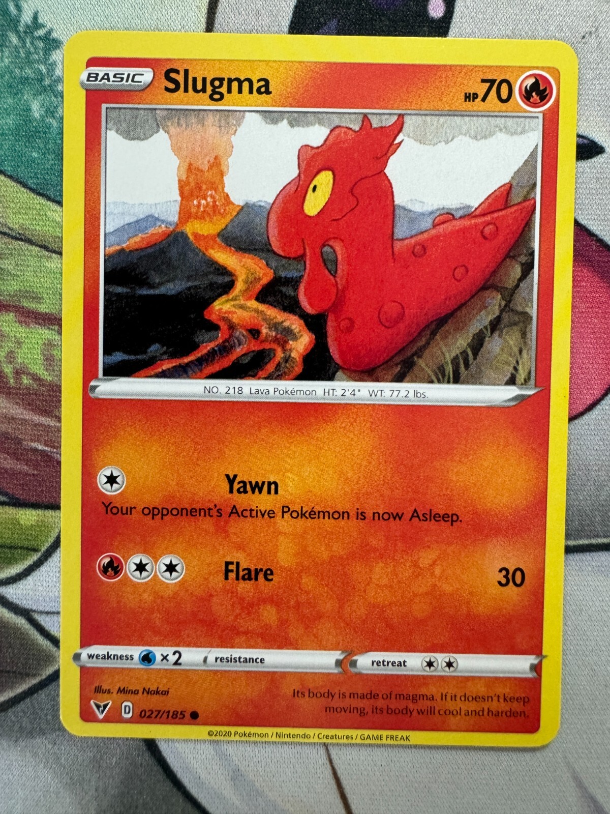 Slugma Non Holo English Pokemon TCG BKF36