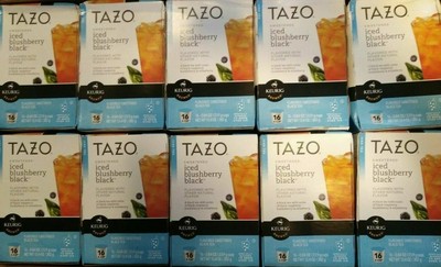 Tazo flavored sweetened Black tea, iced blushberry Black (762111949523)