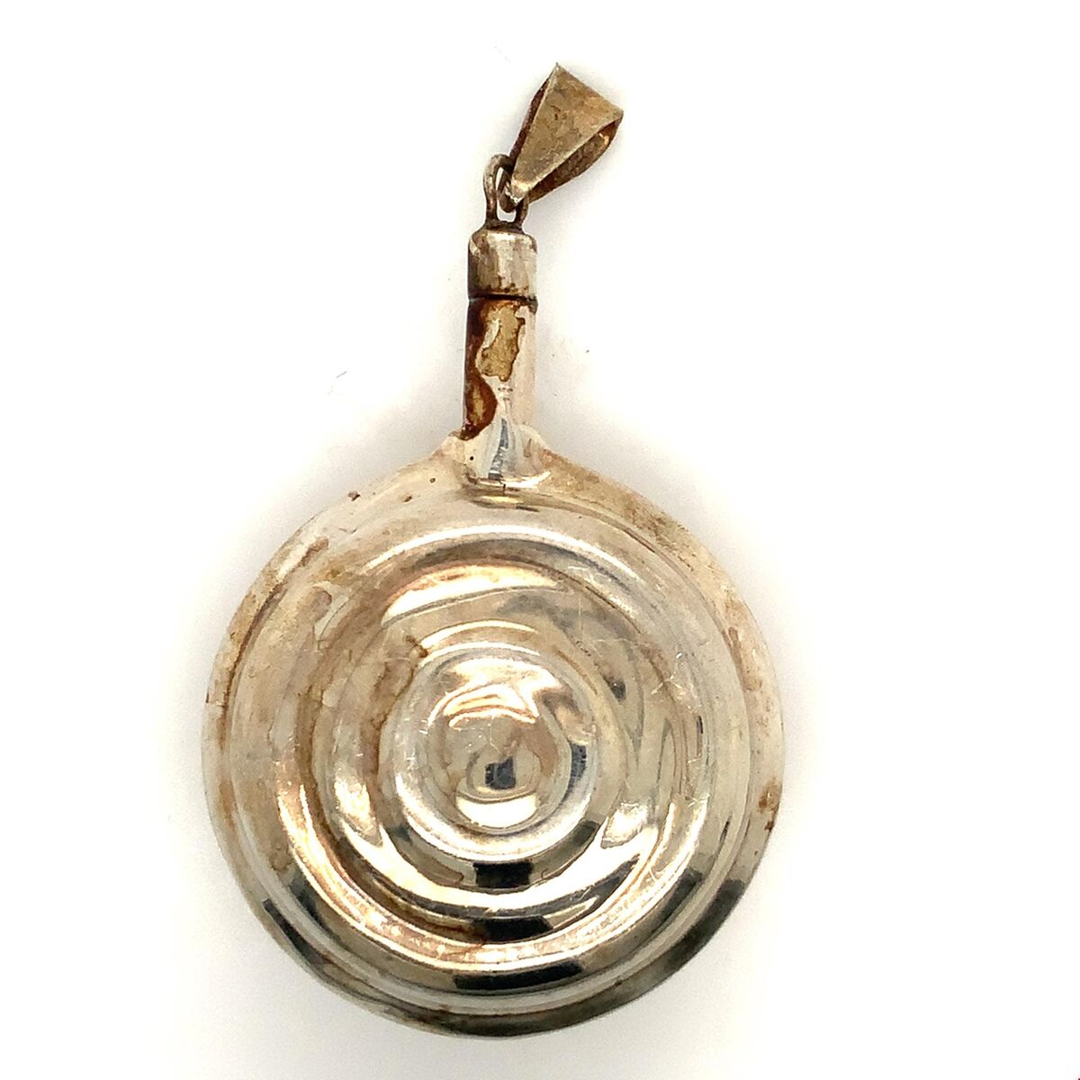 Charm - Swirl, Antique Gold