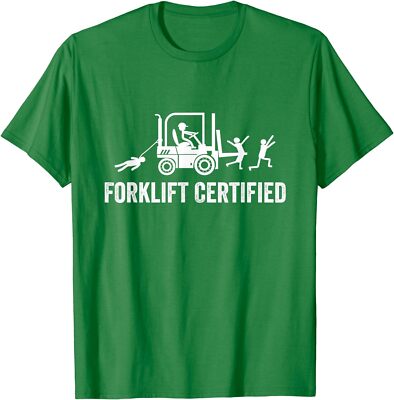 Forklift Certified Funny Certified Forklift Operator Unisex T-Shirt