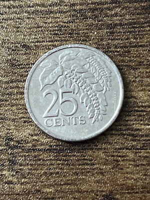 2014 Trinidad & Tobago 25 Cents Actual Coin TK6875* | eBay