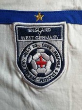 MENS ENGLAND WEST GERMANY 1966 RETRO REPLICA SOCCER FOOTBALL SHIRT JERSEY SIZE S