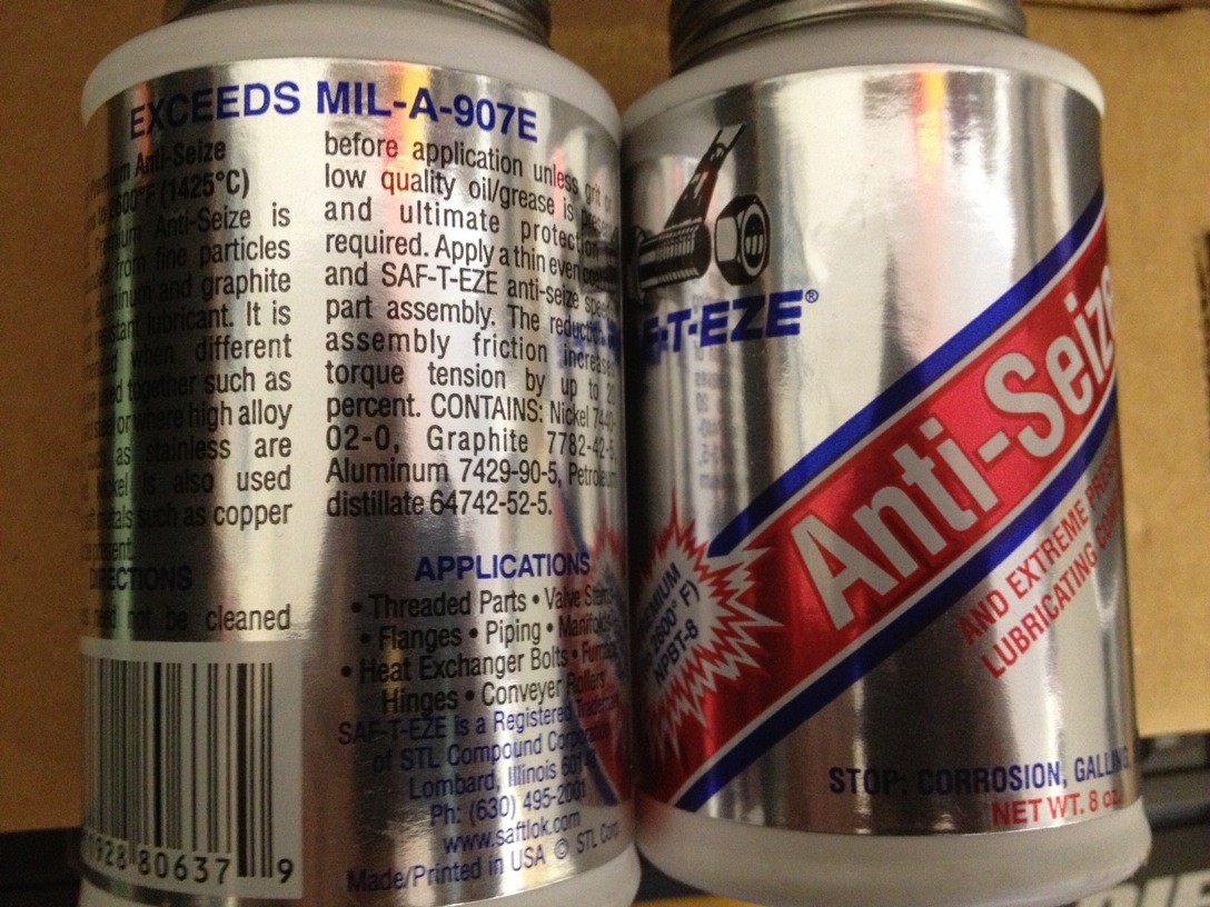 SAFTEZE Nickel AntiSeize Lubricating Compound SBT8N BRUSH IN CAP