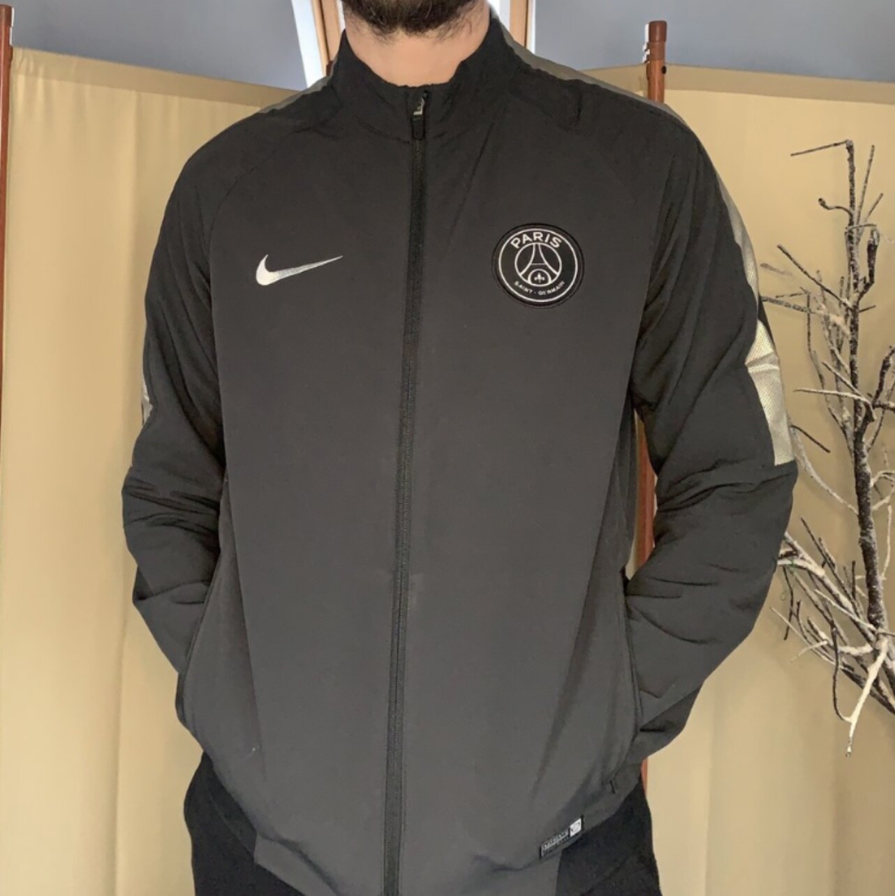 Rare Paris Nike Bomber Jacket Glanz 