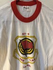RED FLAG LAS VEGAS 87-4 STEDMAN  USA  RINGER T Shirt LARGE RETRO VINTAGE — photo 3