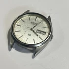 Vintage Seiko SQ Quartz 8123-8009 Day Date Watch For Parts Or Repair