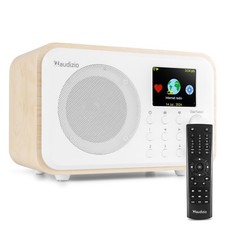 Audizio Vicenza WiFi Internet DAB Radio Speaker with Bluetooth & Battery - White