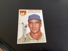 1954 Topps #4 Hank Sauer EX Range