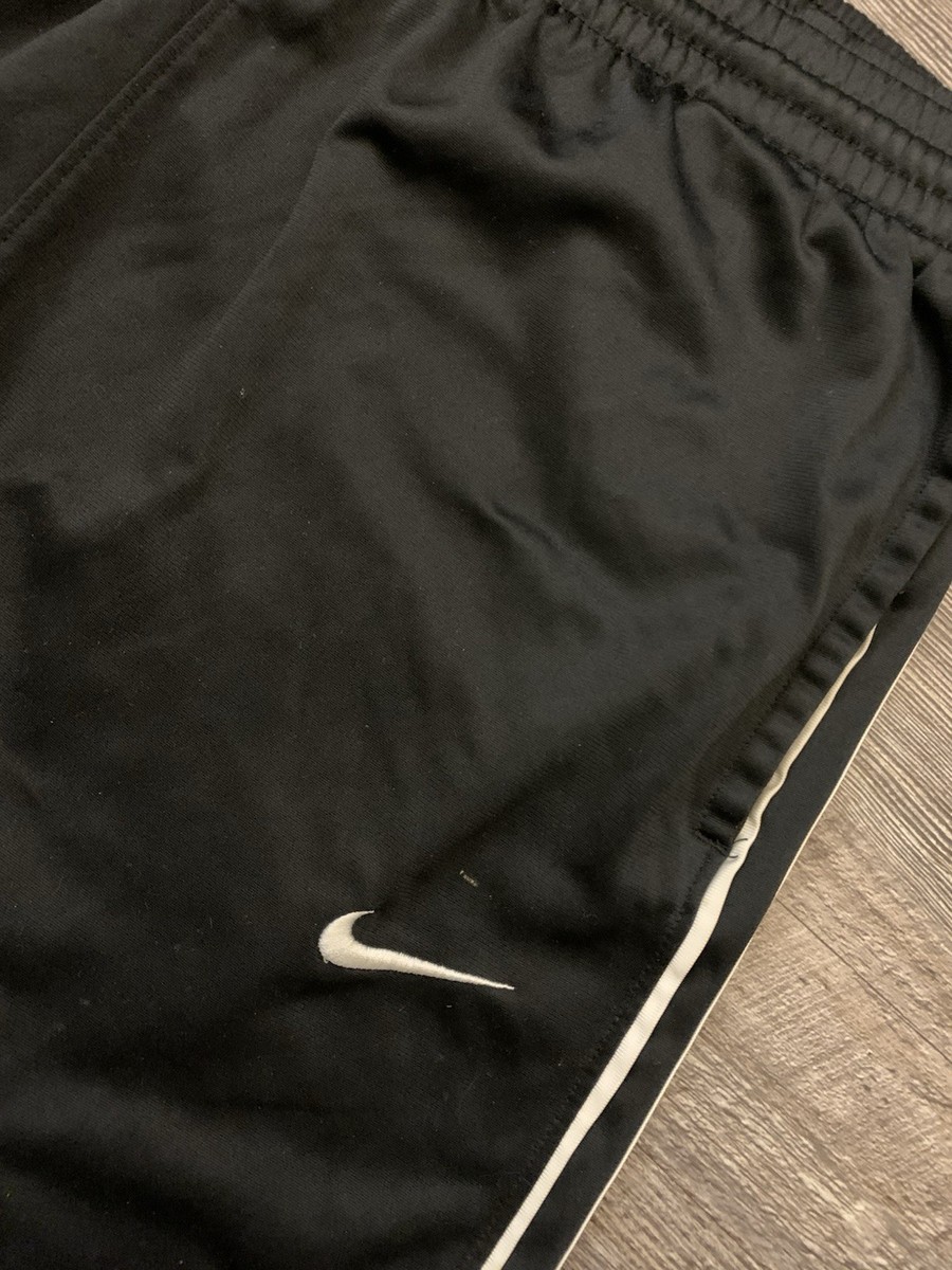 Y2K 2000s Nike Black And White Basketball Track Pants Men's Size