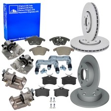 ATE Bremsscheiben 288+230mm + Rep-Satz Vorne Hinten für A1 8X IBZA 4 POLO 6R1 VW