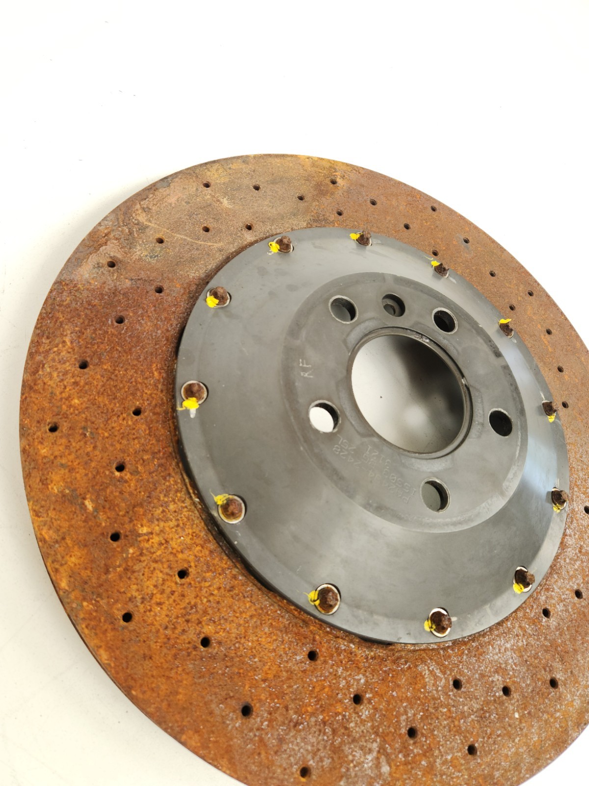 2012-2014 MCLAREN MP4-12C FRONT LEFT OR RIGHT DISC BRAKE ROTOR PA2494-2428 OEM 