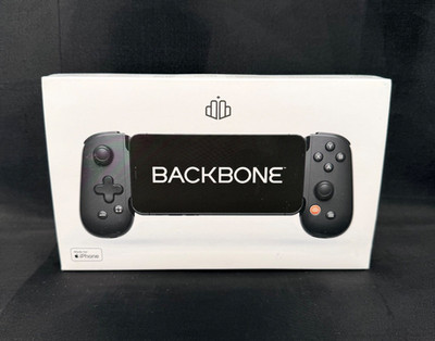 Backbone One Mobile Gaming Controller for iPhone Black BB-02-B-R 1st Gen. NOS