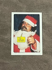 1985 Topps WWF Captain Lou Albano They Took My Reindeer! #66 NM HOF Rookie RC!!