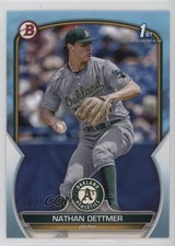 2023 Bowman Draft Sky Blue 363/499 Nathan Dettmer #BD-146 0zu6