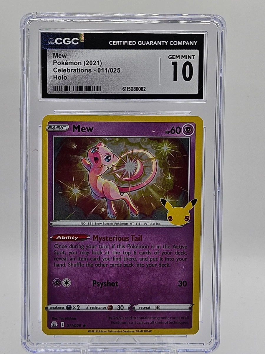 Mew Pokmon TCG Holo Rare Grade 10 Individual Collectible Card Game Cards  for sale - eBay