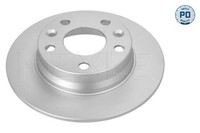 Bremsscheibe Hinten Meyle 36 15 523 0061 PD FÜR Mitsubishi Passend FÜR Nissan