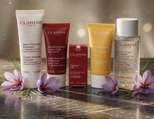 Clarins Skin Care Bundle - 5 Piece Travel Set