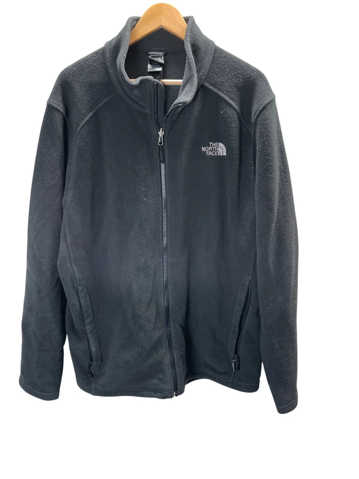 The North Face Fleece Jacket Men's Size XL Gray Zip Up