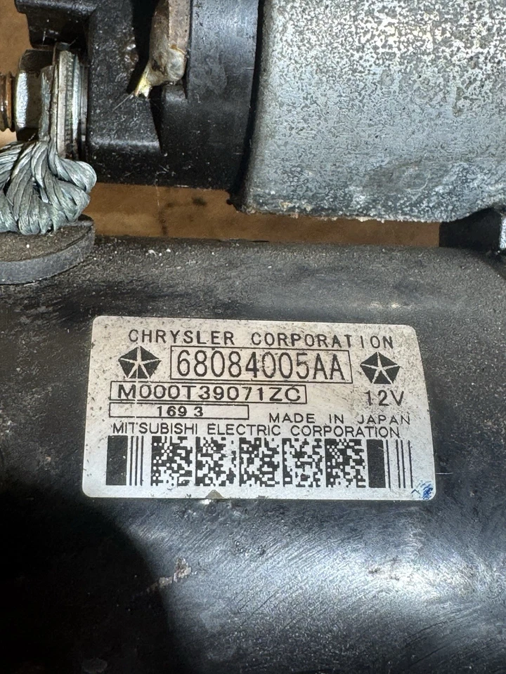 2014-2018 Jeep Cherokee Car Starter Motor Solenoid Oem B012Y - Изображение 4 из 4