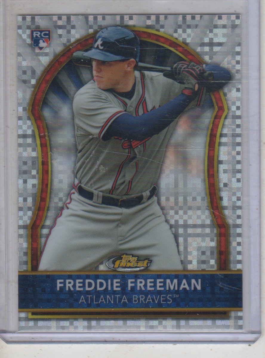 2011 Topps Finest Freddie Freeman Rookie Xfractor 236/299!🔥