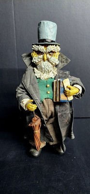 Mr. Owl Professor Figure 13 ins Tall Unbranded Resin & Paper Mache Clothes