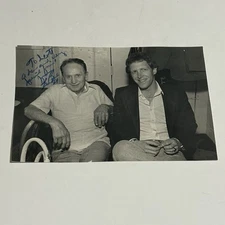 Rare Les Paul Signed 6x9 Photo - Fat Tuesdays - NYC - 1984 -Personally Inscribed