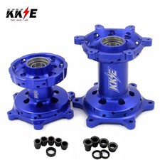 KKE CNC Front Rear Blue Hubs SUB-ASSY for Yamaha YZ125 YZ250 YZ250F YZ450F 99-24