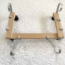 Larry’s Easy Quilter Free Motion Frame on Wheels Handmade Wood for Small Quilts