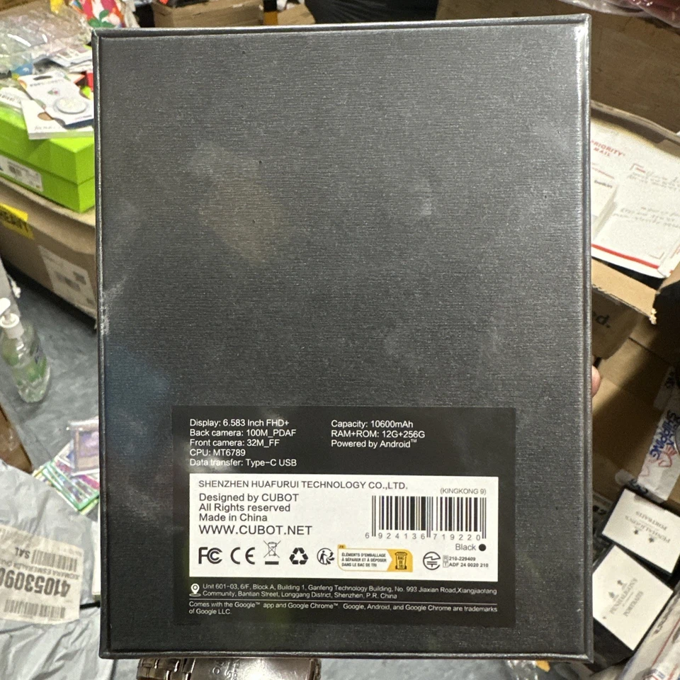 CUBOT KingKong 9 Smartphone - 12GB/256GB - 10600mAh - 100MP - Black - Image 2 of 3