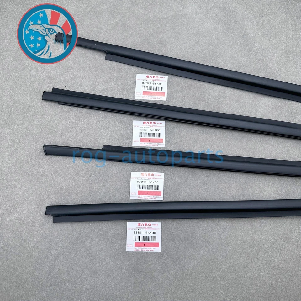 Para SUZUKI SX4 4 Puertas 2006-2014 Ventanas Exterior Moldura Resistente Sello ¡Nuevo! Foto 2 de 4