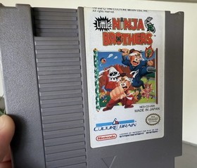 Little Ninja Brothers Original NES Game Cartridge Only W/ Nintendo Protect Case