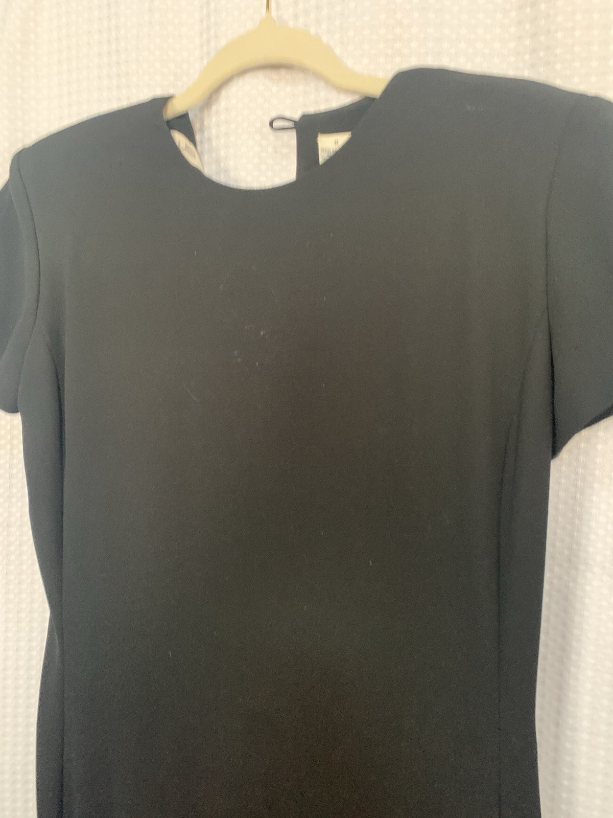 MS Chaus Black Basic Black Fitted Short Sleeved D… - image 2